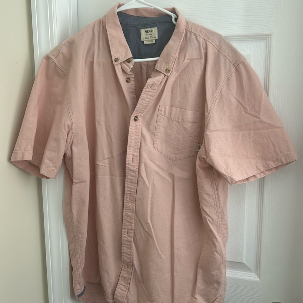 Men’s XL vans button up t-shirt
